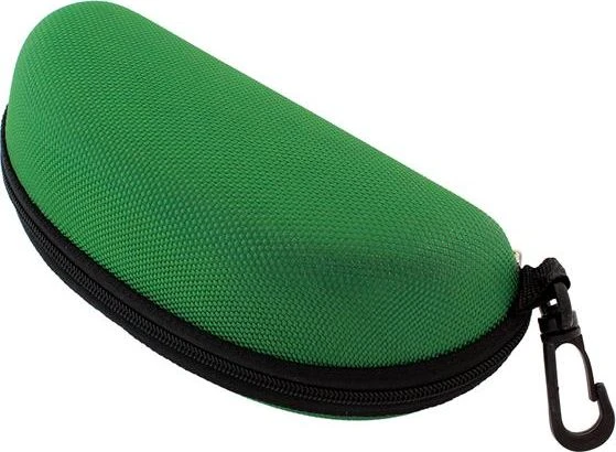Kietas akinių dėklas AG177G, 17x8x6 cm, žalia kamufliažas