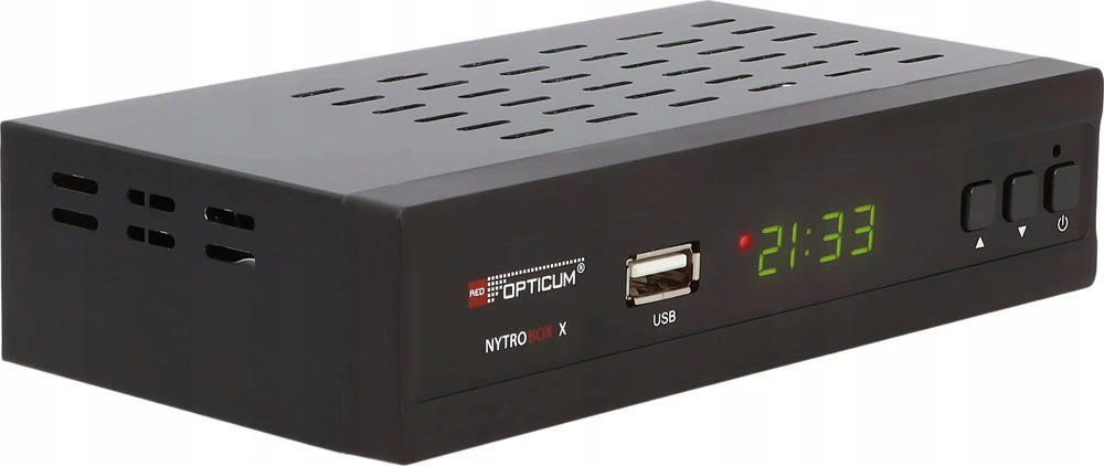 Imtuvas TV Opticum Odbiornik DVB-T2/C Raudona Nytrobox X H.265