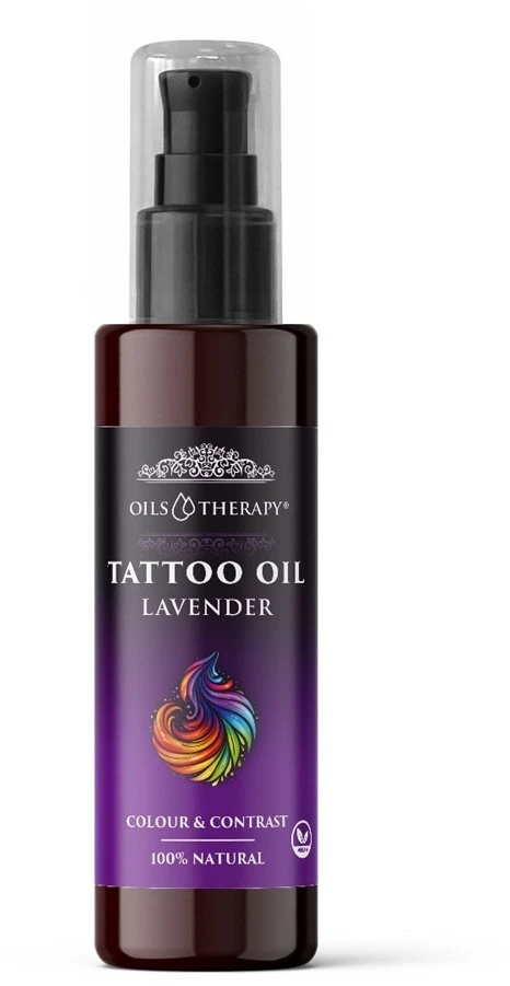 Optima Natura Tattoo Oil Lavender aliejus su tatuiruote padengtai odai prižiūrėti 75 ml