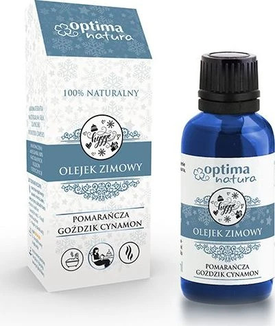Optima Natura Žieminis eterinis aliejus Natūralus aliejus (apelsinas, gvazdikėlis, cinamonas), 20 ml