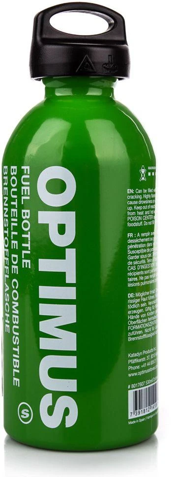 Švedija Optimus Fuel bottle 0.4 l žalias talpa kurui