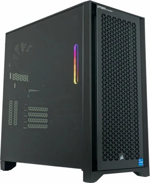 Stacionarus kompiuteris Optimus e-sport kompiuteris gb550t-cr5 ryzen 7 5800x/16gb/1tb/rx 7600 gaming oc 8g/w