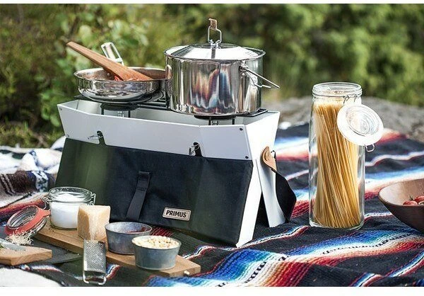 Optimus Švedija Puodas Primus Campfire Cookset stainless steel large