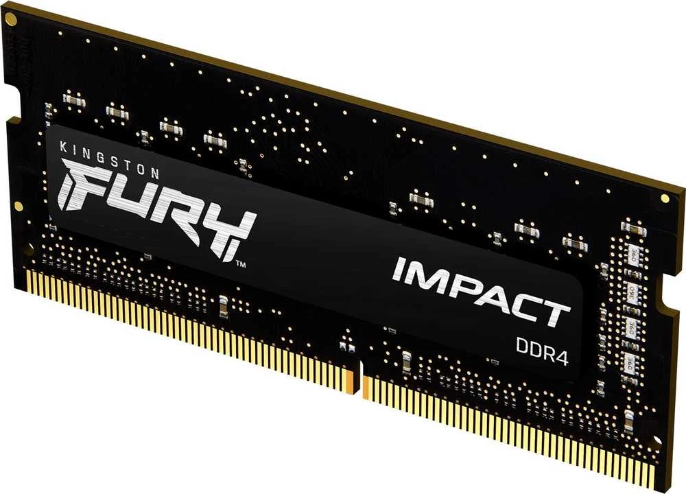 Operatyvioji atmintis (RAM) Kingston Fury Impact, 32GB (16GB 2G x 64-Bit x 2 vnt.) | KF432S20IBK2/32