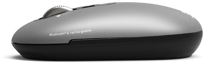 Port Designs PORT CONNECT Pure MAC COLLECTION, Belaidė įkraunama pelė, Bluetooth, FreeWheel, 3200 DPI, Juodas