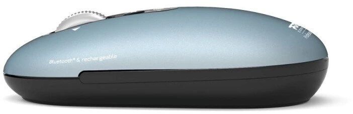 PORT CONNECT Pure MAC, Belaidė įkraunama pelė, Bluetooth, FreeWheel, 3200 DPI, Storm
