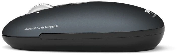 PORT CONNECT Pure MAC, Belaidė įkraunama pelė, Bluetooth, FreeWheel, 3200 DPI,Shadow