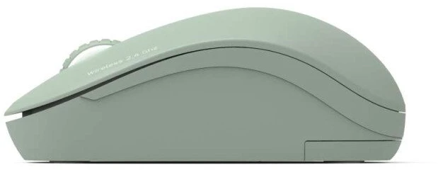 „Port Designs PORT CONNECT“ belaidė kolekcijos pelė, USB-A ir USB-C adapteris, 2.4 GHz, 1600 DPI, alyvuogių spalvos