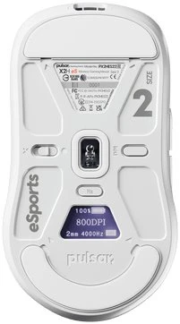 Optinė pelė su USB jungtimi belaidė X2H/MEDIUM Baltas PX2HES22 PULSAR PX2HES22 (8809773555777)