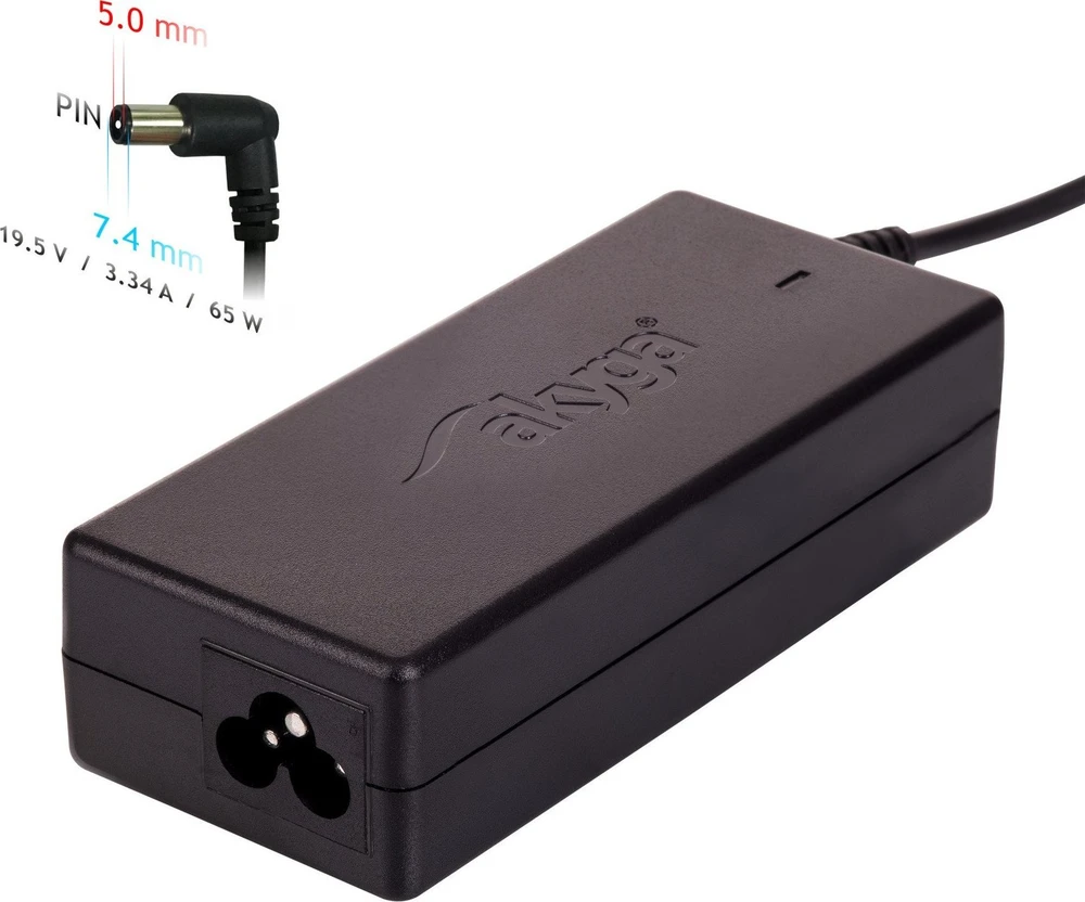 Akyga AK-ND-19 maitinimo adapteris/inverteris Indoor 75 W Juodas