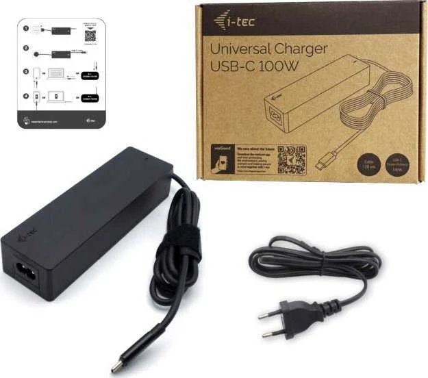 I-tec USB-C universalus 100W maitinimo tiekimas 1x USB-C