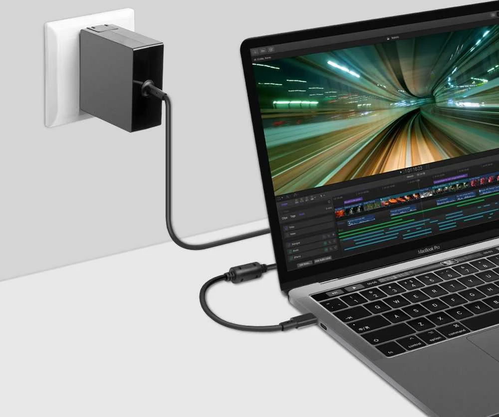 Coreparts Nešiojamojo kompiuterio maitinimo adapteris MicroBattery 45 W, USB-C, 2 A, 20 V (MBXUSBC-AC0001)