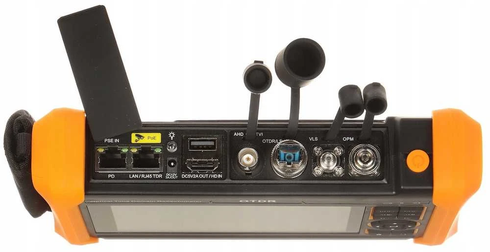 TST OPTINIS REFLEKTOMETRAS (OTDR) SU CCTV TESTERIU CS-R3-50H