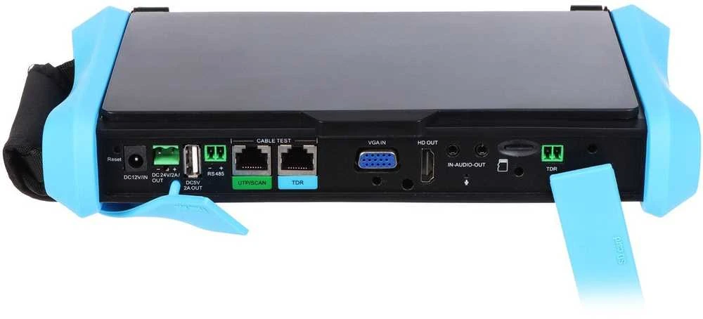 TST OPTINIS REFLEKTOMETRAS (OTDR) SU CCTV TESTERIU CS-R8-80H