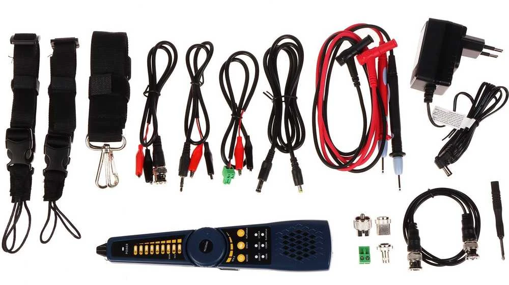 TST OPTINIS REFLEKTOMETRAS (OTDR) SU CCTV TESTERIU CS-R8-80H