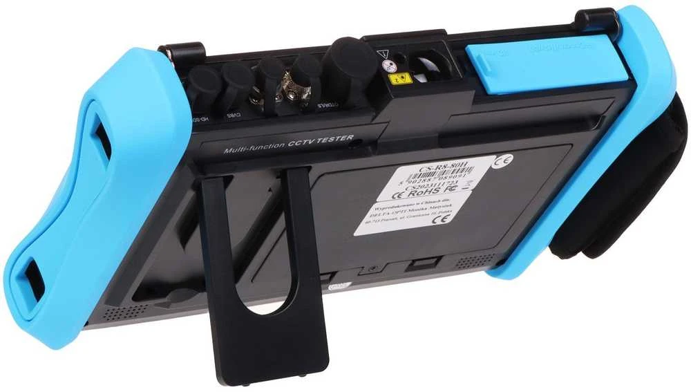 TST OPTINIS REFLEKTOMETRAS (OTDR) SU CCTV TESTERIU CS-R8-80H