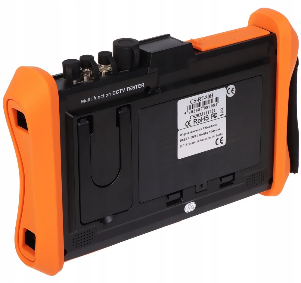 TST OPTINIS REFLEKTOMETRAS (OTDR) SU CCTV TESTERIU CS-R7-80H