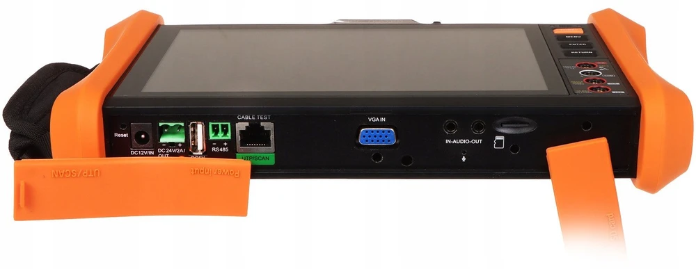 TST OPTINIS REFLEKTOMETRAS (OTDR) SU CCTV TESTERIU CS-R7-80H