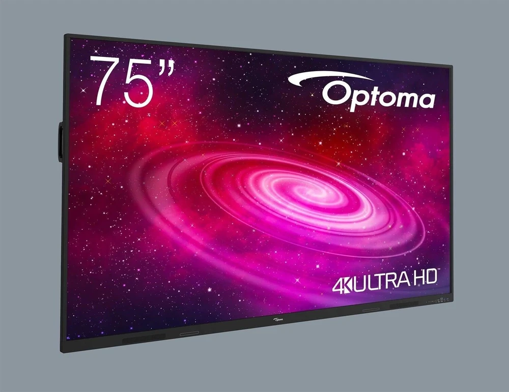 Monitorius Optoma 75 kalibro 1751RK 4K UHD, 8 GB RAM / 64 GB ROM, 40 pirštų lietimui jautrus ekranas, „Android 14“
