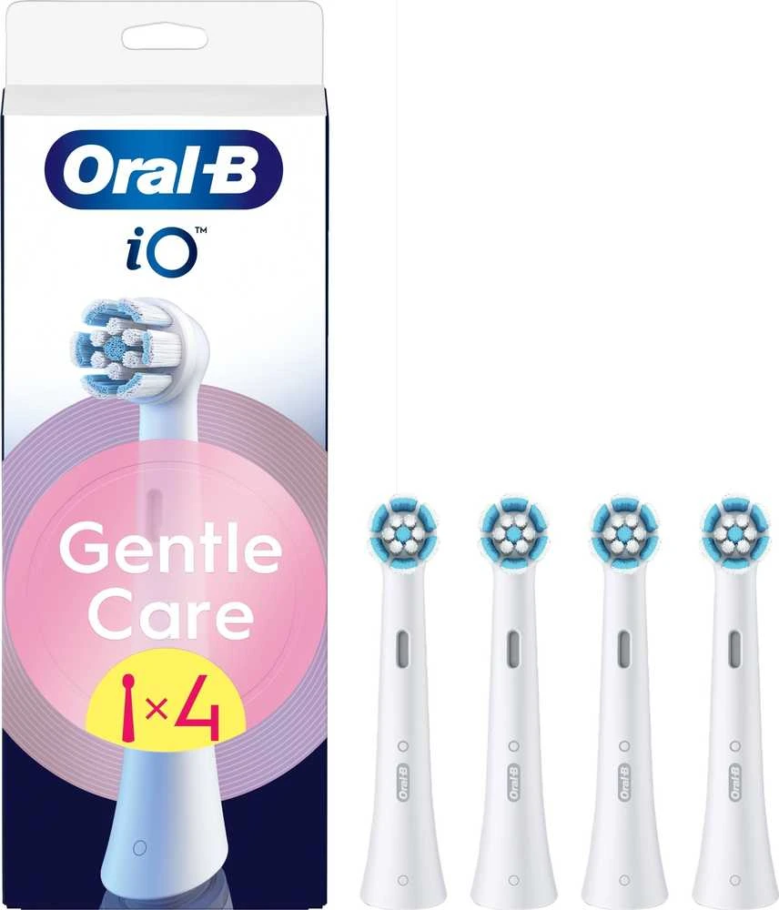 Dantų šepetėlio galvutės Braun Oral-B iO Gentle Care 4 vnt. balta