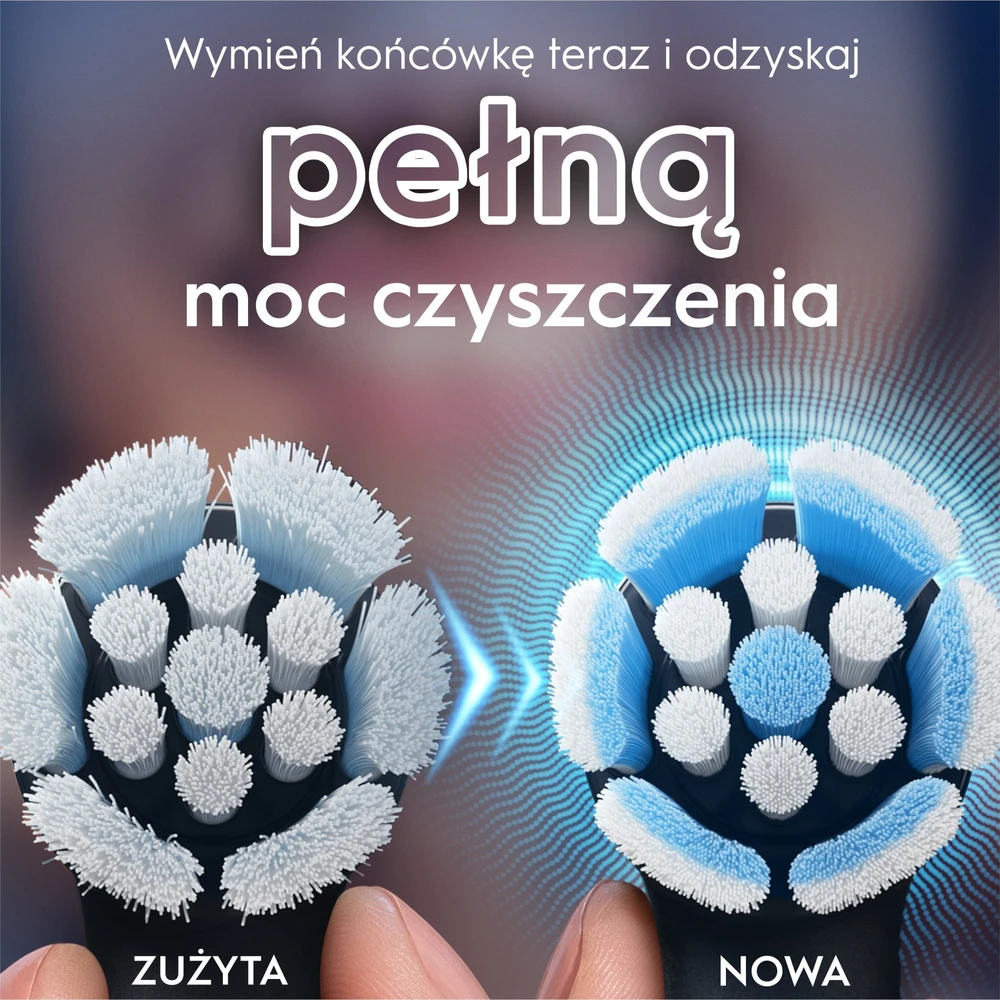 Braun SB-4 Oral-B iO Gentle Care Juodas keičiamos dantų šepetėlio galvutės 4 vnt.