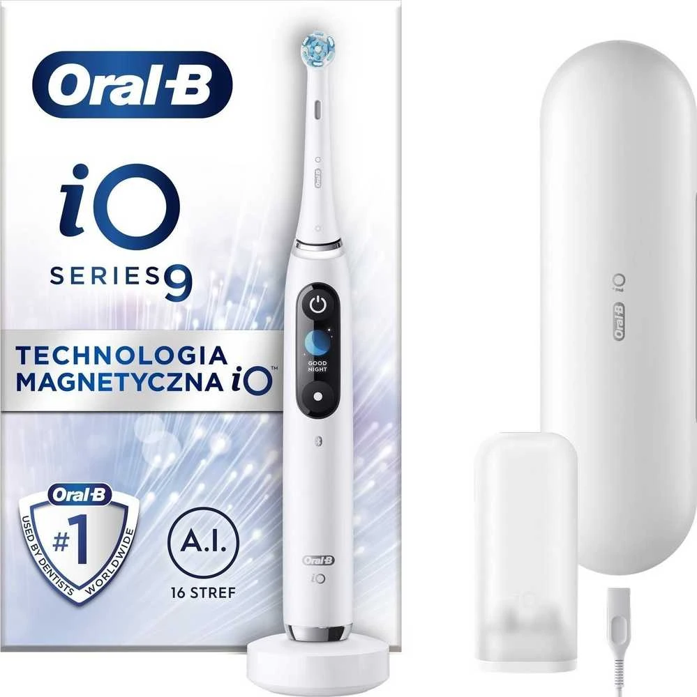 ORAL-B iO Series 9N Elektrinis dantų šepetėlis, baltos spalvos