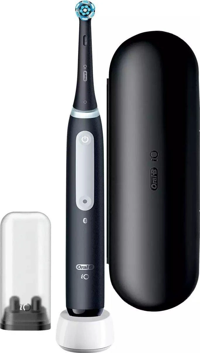 Elektrinis dantų šepetėlis Oral-B iO Series 4, juodos spalvos