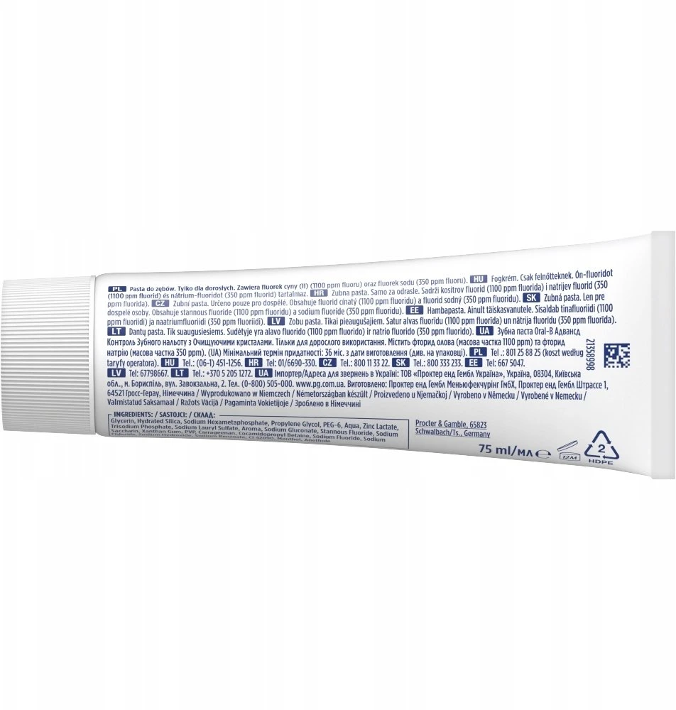Oral-B ORAL-B Pro-Science Advanced Plaque dantų pasta