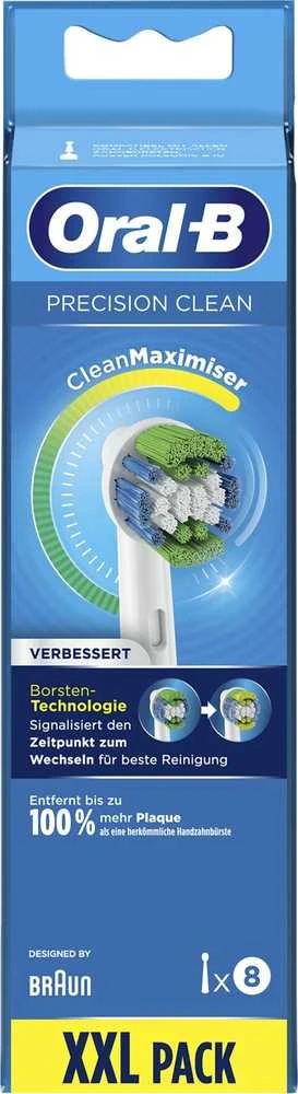 Braun Oral-B EB20-8 ir Precision Clean Pro dantų šepetėlio galvutės, 8 vnt.
