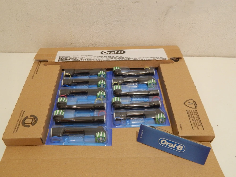Dantų pūstuvai „Oral-B Pro CrossAction“ 12 vnt. pakuotė be jokių rūpesčių