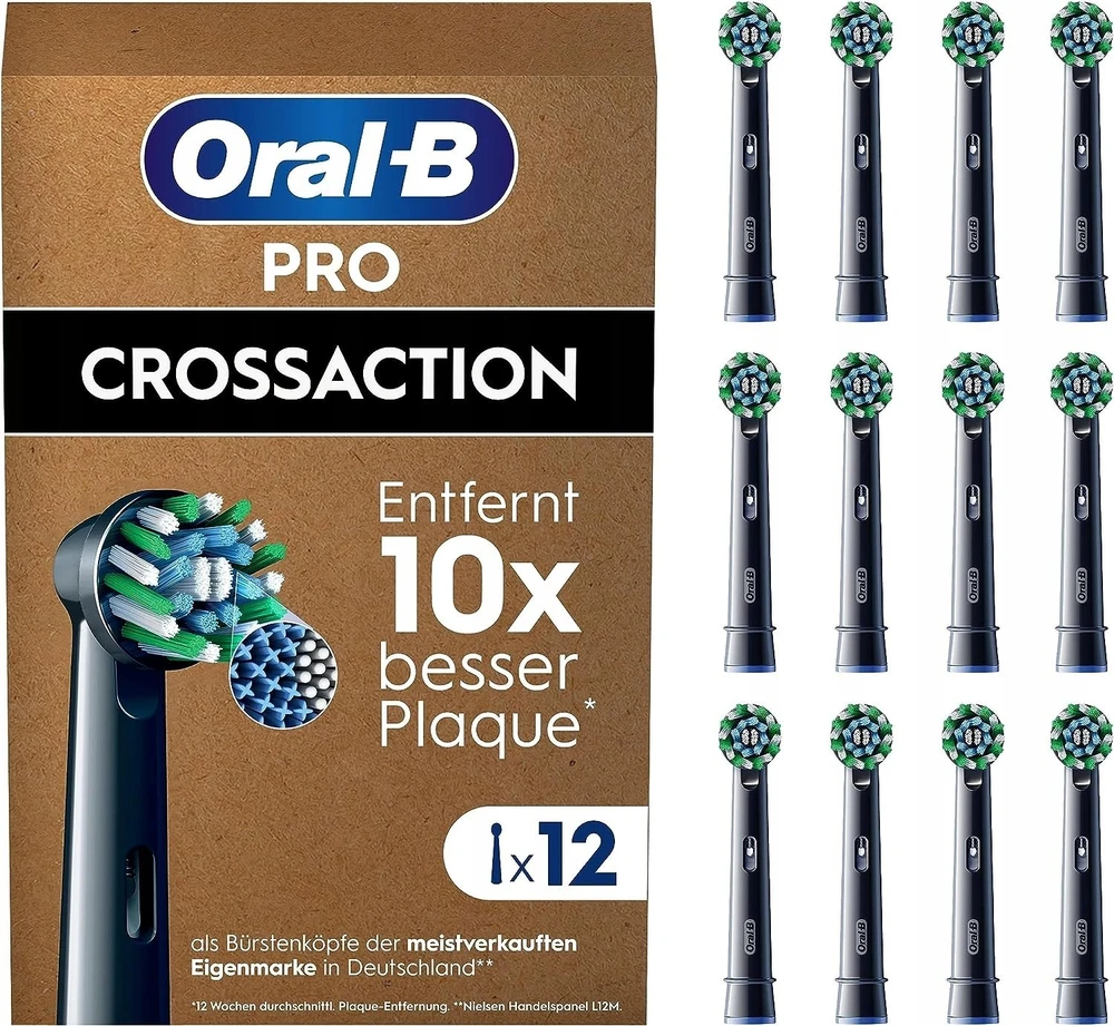 Dantų pūstuvai „Oral-B Pro CrossAction“ 12 vnt. pakuotė be jokių rūpesčių