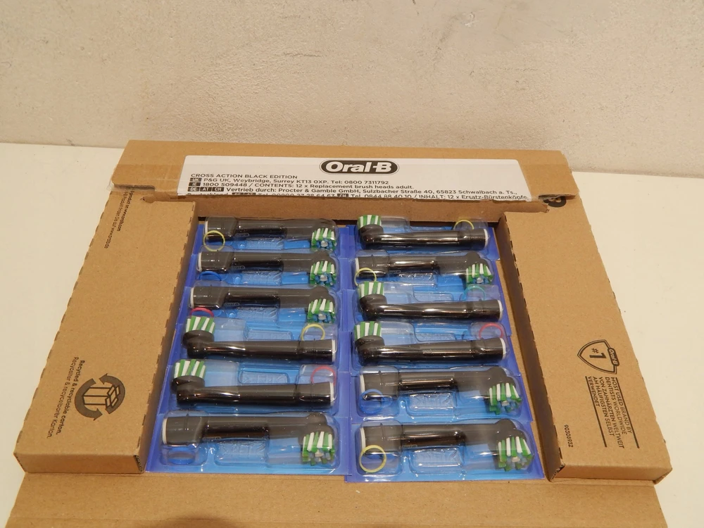 Dantų pūstuvai „Oral-B Pro CrossAction“ 12 vnt. pakuotė be jokių rūpesčių