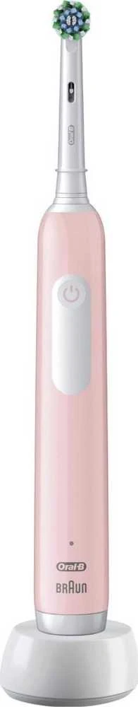 Oral-B Pro šepetėlis, rožinis korpusas su įkrovikliu