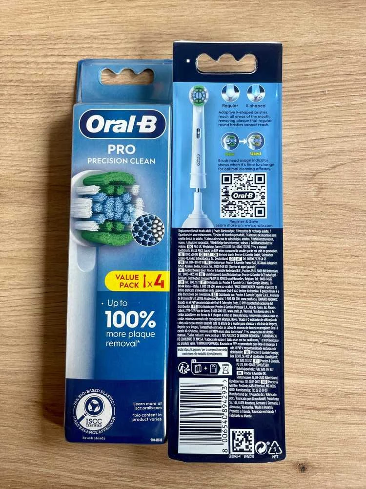 Oral-B Pro Precision Clean atsarginės galvutės, 4 vnt pakuotė