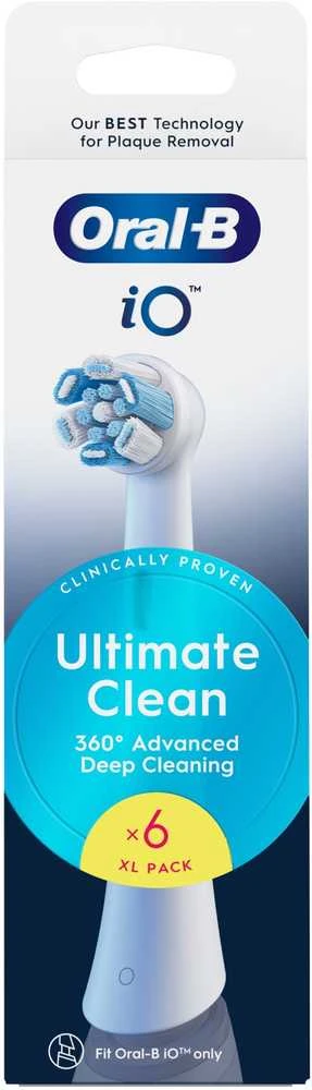 Oral-B iO Ultimate Clean 6 vienetų pakuotė