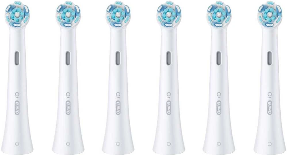BRAUN iO RB CWF-6 Ultimate Clean Baltas 6ct antgaliai dant šepetėliui