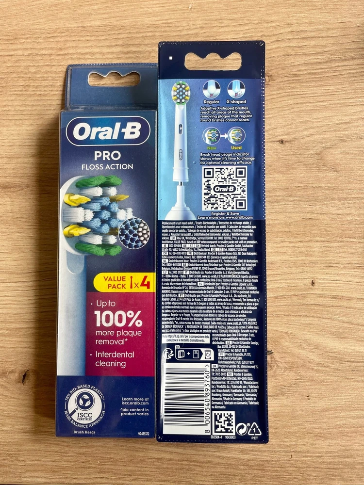 Oral-B Floss Action galvučių pakuotės
