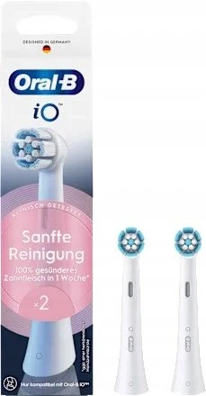 Braun Oral-B iO šepetėlių galvutės, baltos, 2 vnt.