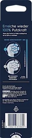 Oral-B iO galvučių pakuotės nugarėlė