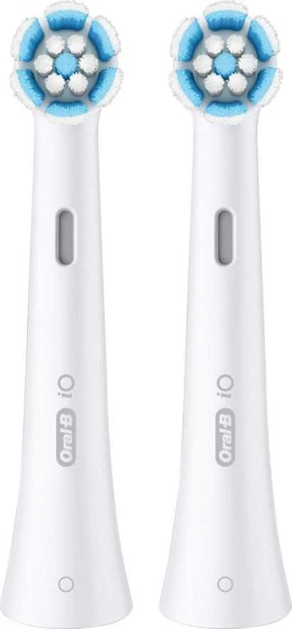 BRAUN iO RB SW-2 Gentle Care Baltas 2ct antgaliai dantų šepetėliui