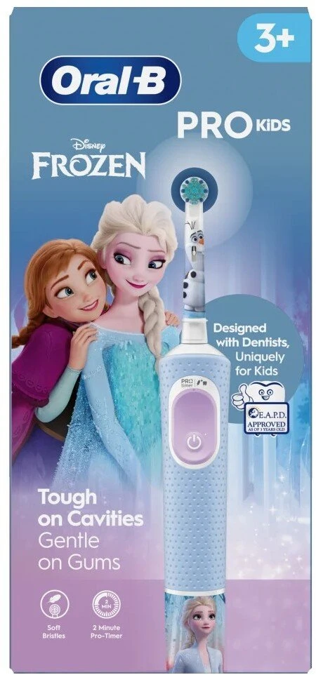Braun D103.413.2K Vitality PRO Kids Elektrinis Dantų Šepetėlis 3+ Frozen