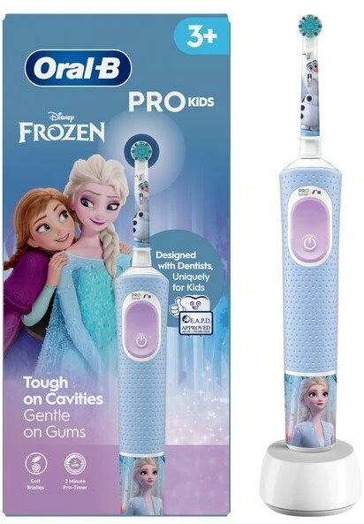 Braun D103.413.2K Vitality PRO Kids Elektrinis Dantų Šepetėlis 3+ Frozen
