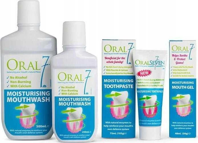 Oral7 ORAL7 PŁUKANKA MOISTURISING 250ml
