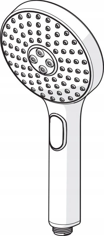 Dušo galvutė Oras Hydractiva 242403, pilka/chromo, 120 mm
