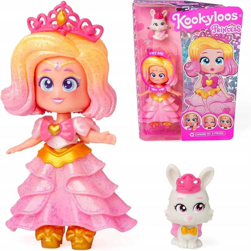 ORBICO *****KOOKYLOOS Princesės lėlė, 6 vnt., 38949