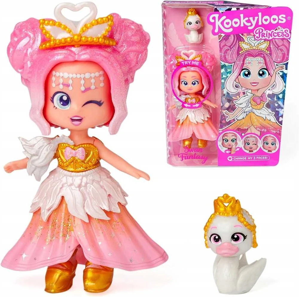 ORBICO *****KOOKYLOOS Princesės lėlė, 6 vnt., 38949