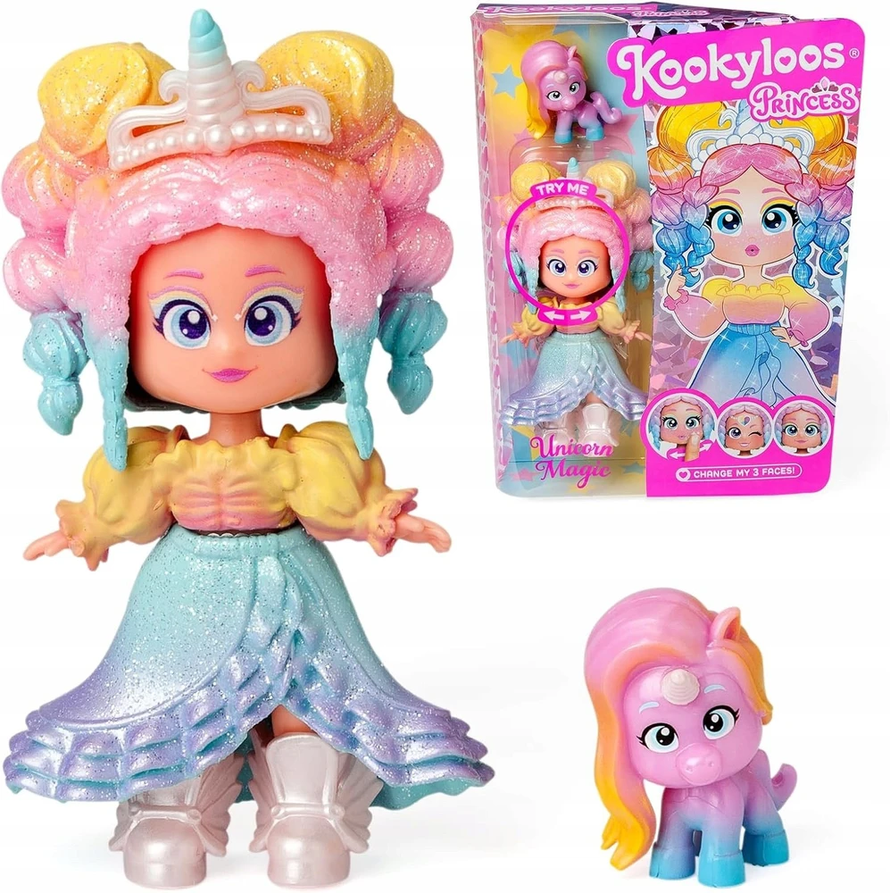 ORBICO *****KOOKYLOOS Princesės lėlė, 6 vnt., 38949