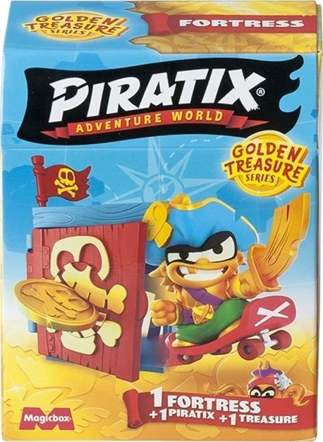 Orbico Piratix nuotykių pasaulio tvirtovės staigmenų rinkinys + figūrėlė ir lobis