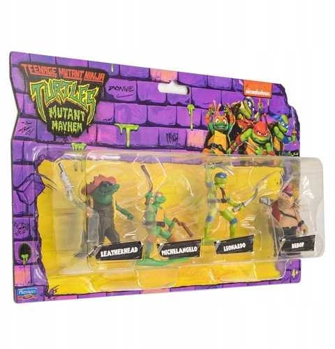 Figūrėlė Orbico *****TMNT Leo Mike Bebop Leath Mini 4Pack 33215