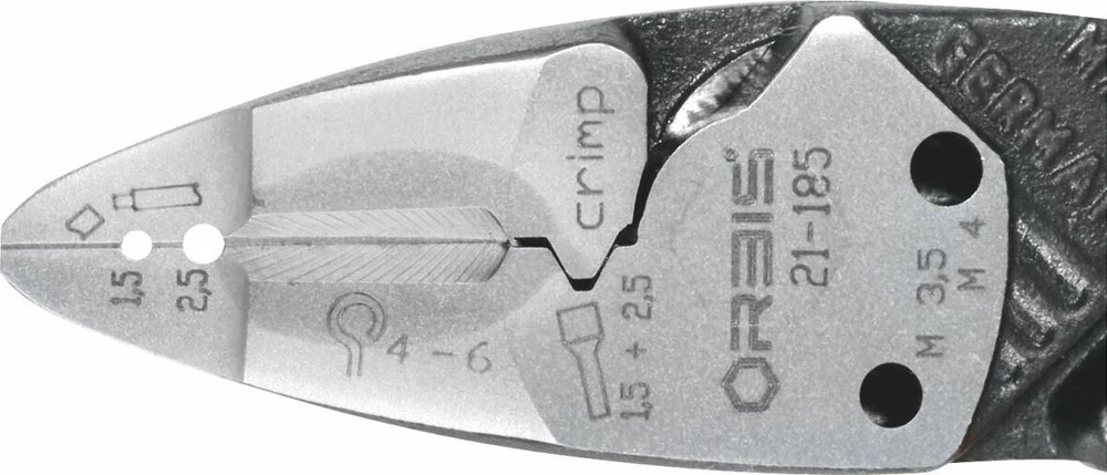 „Unbekannt Orbis Evomaxx 21-185/40RV C60 VDE“ šoniniai pjaustytuvai, 180 mm. Šoniniai pjaustytuvai – būtinas universalus panaudojimas; plona galvutė, skirta naudoti sunkiai prieinamose vietose, kampuoti, kalti, VDE; Plona galvutė, skirta naudoti sunkiai prieinamose vietose.
